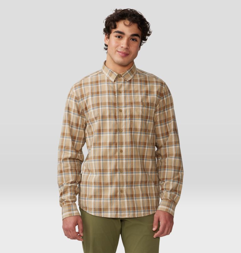 Chemise à manches longues Big Cottonwood Homme, Color: Moab Tan Trailhead Plaid, image 6