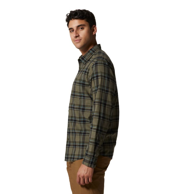Chemise à manches longues Big Cottonwood Homme, Color: Surplus Green, image 3