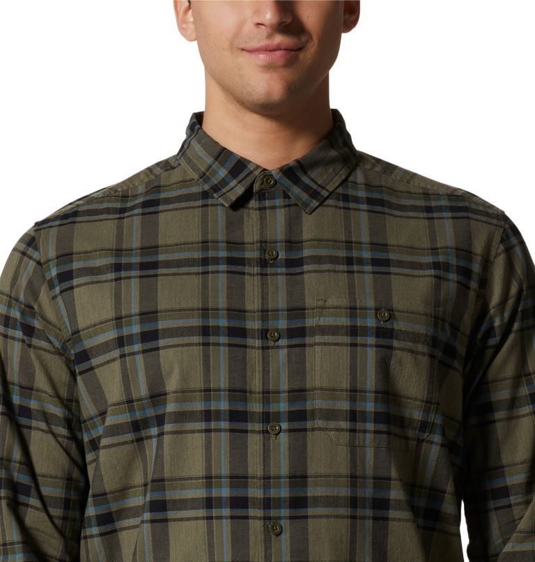 Chemise à manches longues Big Cottonwood Homme, Color: Surplus Green, image 4
