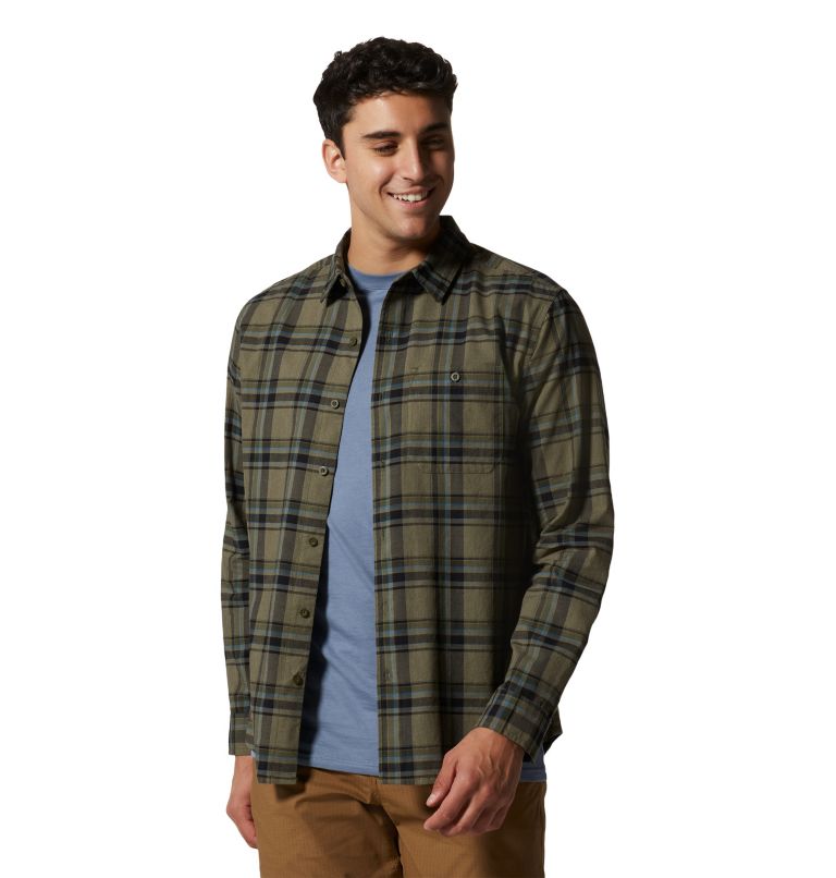 Chemise à manches longues Big Cottonwood Homme, Color: Surplus Green, image 5