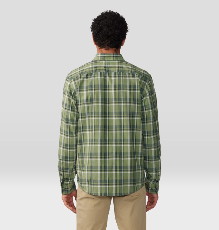 Thumbnail: Men's Big Cottonwood Long Sleeve Shirt, Color: Field Trailhead Plaid, image 2