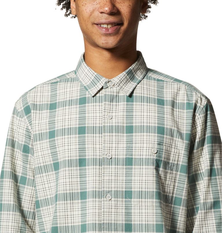 Big Cottonwood Long Sleeve Shirt | 355 | XL, Color: Blue Pine Moon Roof Plaid, image 4