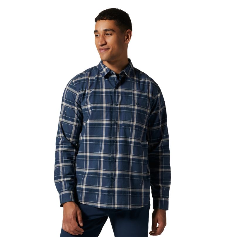 Thumbnail: Men's Big Cottonwood Long Sleeve Shirt, Color: Light Zinc, image 5