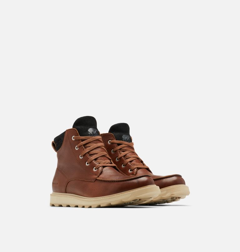Boots Imperméables Madson II Moc Toe Homme, Color: Gaucho Tan, Oatmeal, image 2