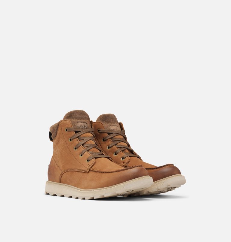 Men's moc toe waterproof boots best sale