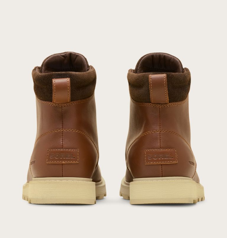 MADSON II Men's Moc Toe Waterproof Boot, Color: Velvet Tan, Tobacco, image 3
