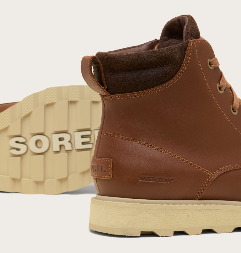 MADSON II Men's Moc Toe Waterproof Boot, Color: Velvet Tan, Tobacco, image 10