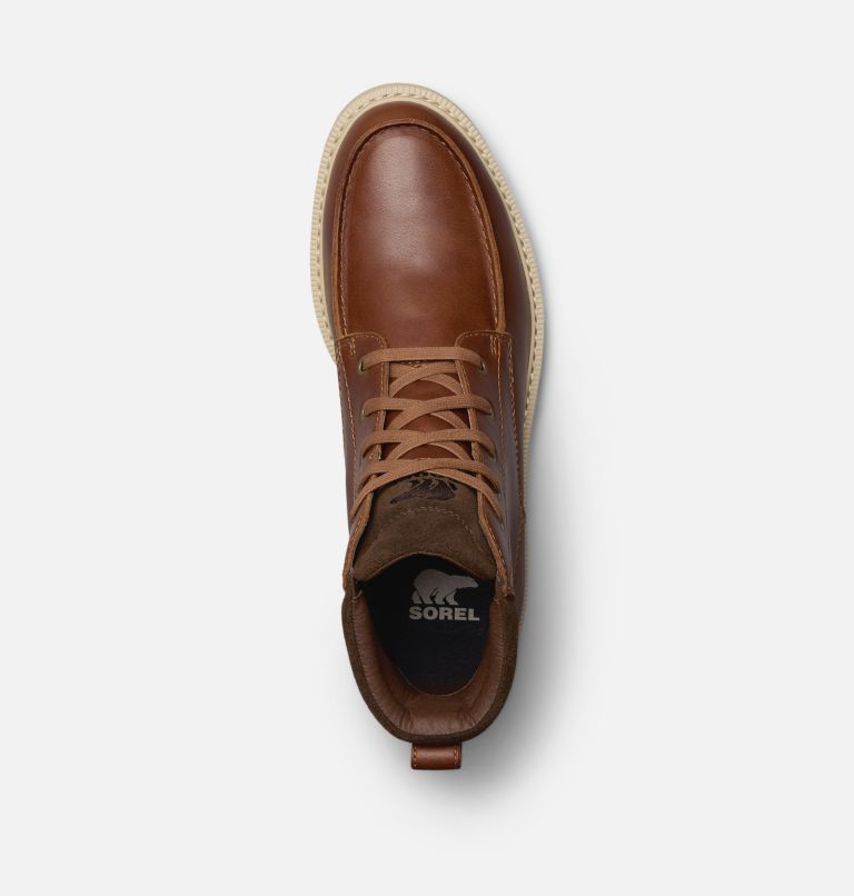 MADSON II Men's Moc Toe Waterproof Boot, Color: Velvet Tan, Tobacco, image 5