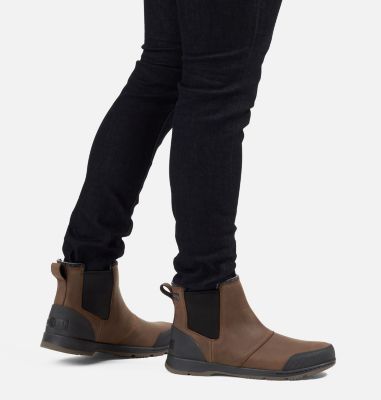 mens chelsea boot with heel