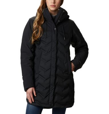 columbia long down jacket