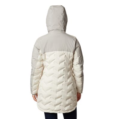 Women's Mountain Croo&trade; Long Down Jacket Mountain Croo&trade; Long Down Jacket | 010 | M, Chalk, Flint Grey, back