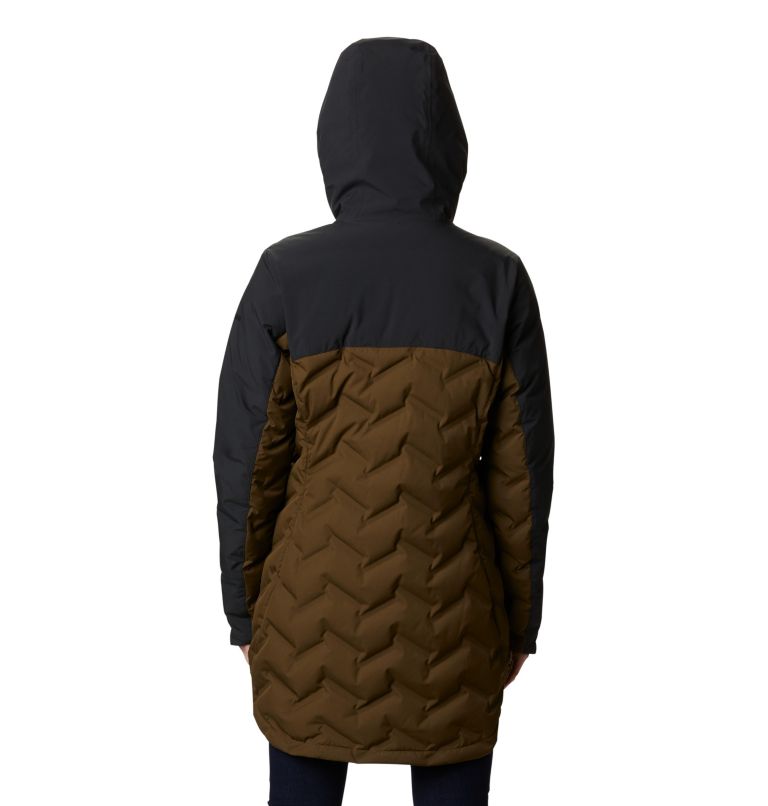 Mountain Croo Long Down Jacket | 319 | S, Color: Olive Green, Black, image 2