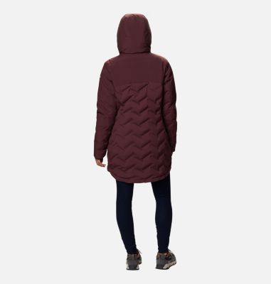 Women's Mountain Croo&trade; Long Down Jacket Mountain Croo&trade; Long Down Jacket | 010 | M, Malbec, back