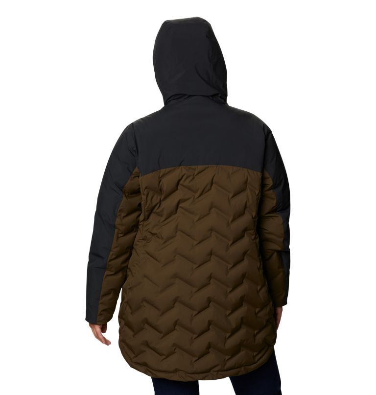 green long down jacket
