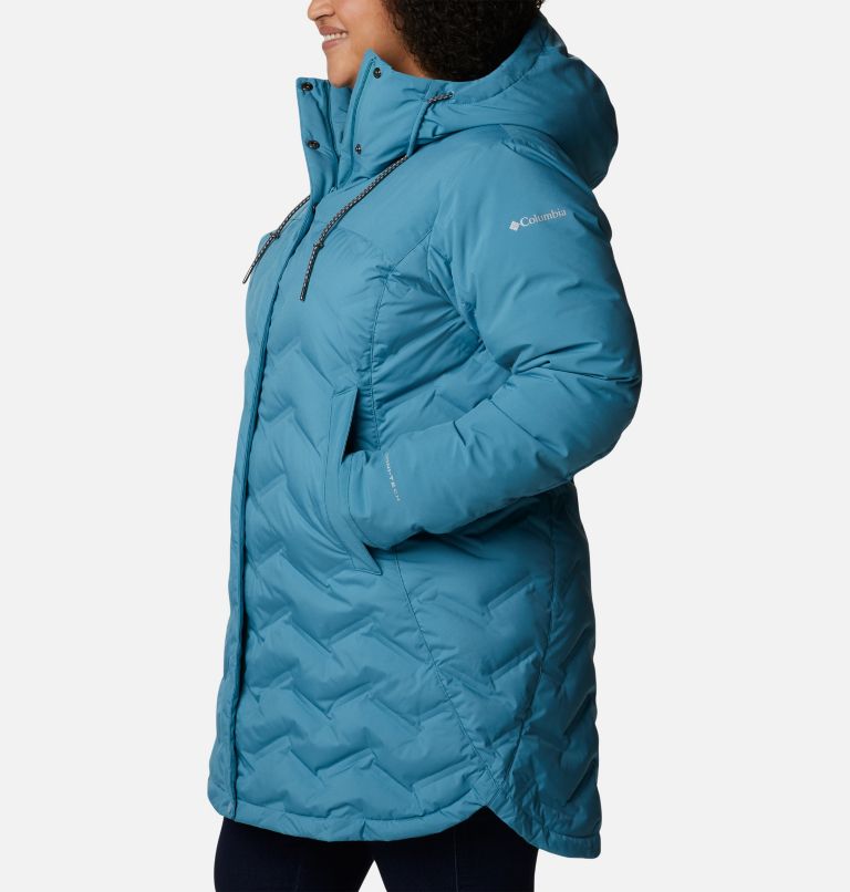 Manteau long en duvet Mountain Croo pour femme - Grandes tailles, Color: Canyon Blue, image 3