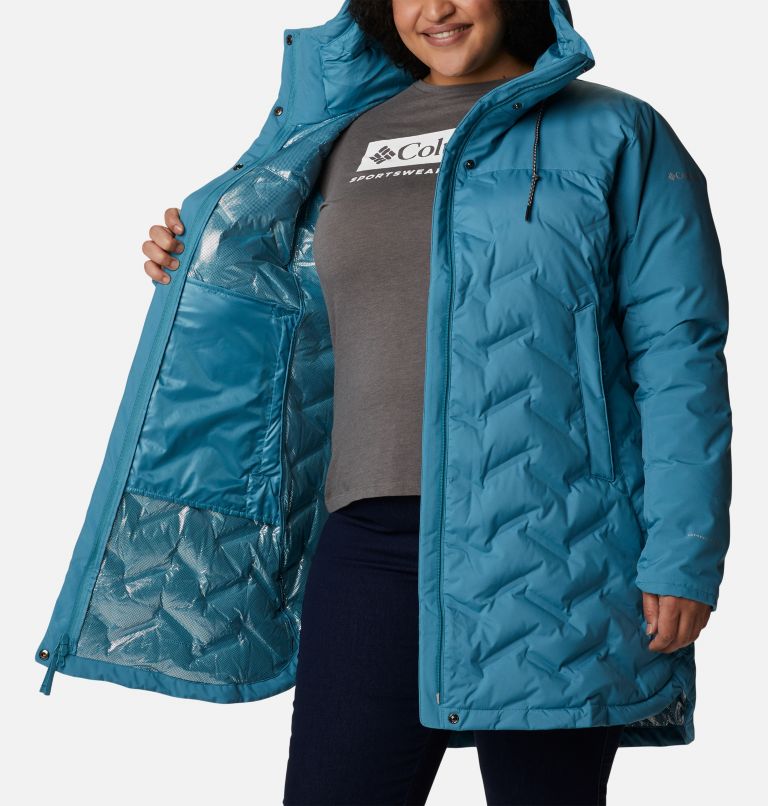 Manteau long en duvet Mountain Croo pour femme - Grandes tailles, Color: Canyon Blue, image 5