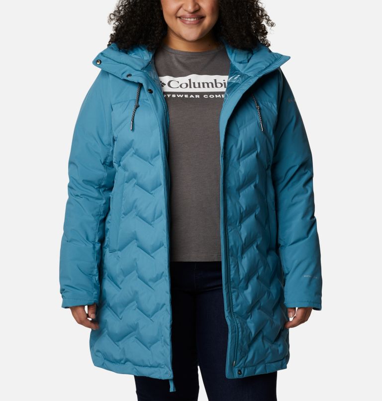 Manteau long en duvet Mountain Croo pour femme - Grandes tailles, Color: Canyon Blue, image 6