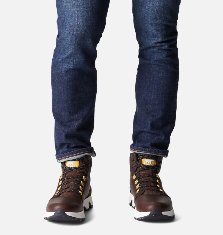 Scarponcini impermeabili stile sneaker Mac Hill Mid da uomo, Color: Tobacco, Black, image 7