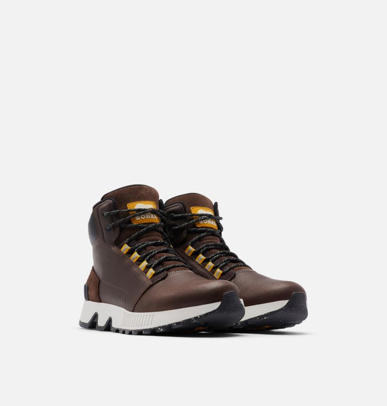 Scarponcini impermeabili stile sneaker Mac Hill Mid da uomo, Color: Tobacco, Black, image 2