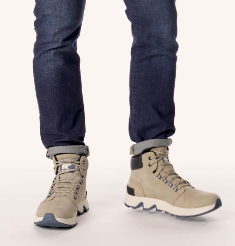 Mac Hill Mid wasserdichter Sneaker-Stiefel für Männer, Color: Ancient Fossil, Black