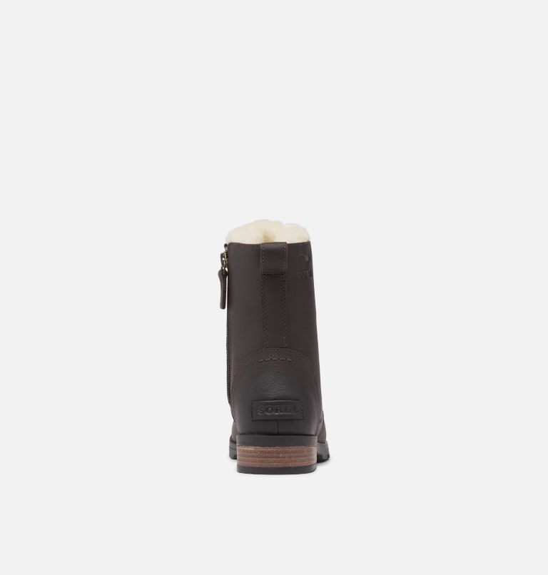 Women's Emelie Short Lace Cozy Boot, Color: Blackened Brown, image 3
