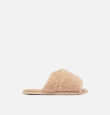 Sorel fur online slippers