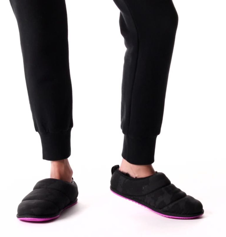 Thumbnail: Women's Sorel Go - Bodega Run Slipper, Color: Black, Bright Lavender, image 2