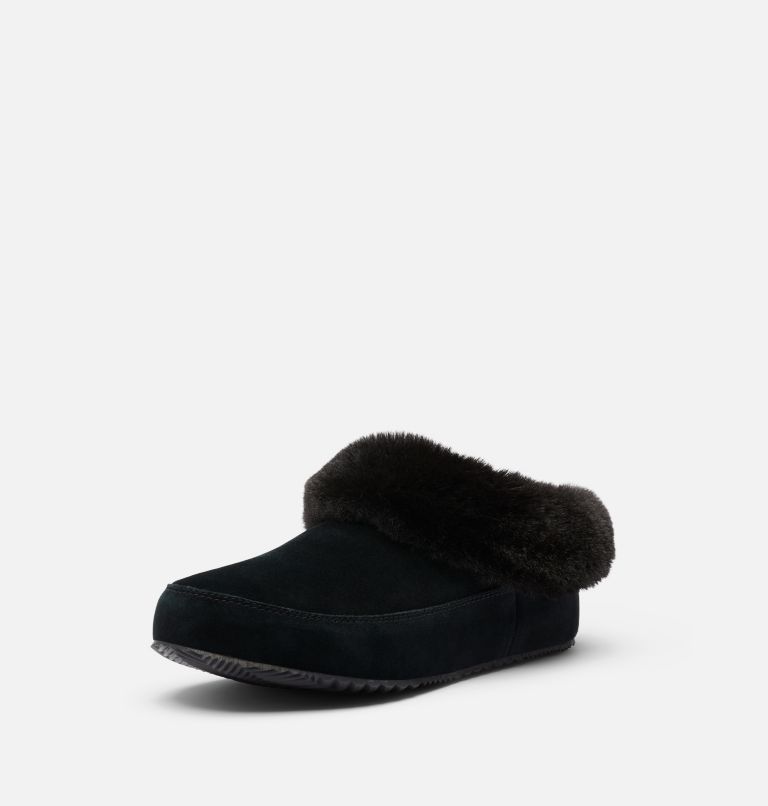 Women's Sorel Go Coffee Run Slipper, Color: Black, Sea Salt, image 7