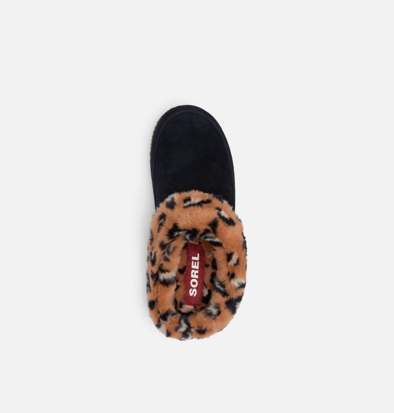 Women's Sorel Go Coffee Run Slipper, Color: Black, Tawny Buff, image 5