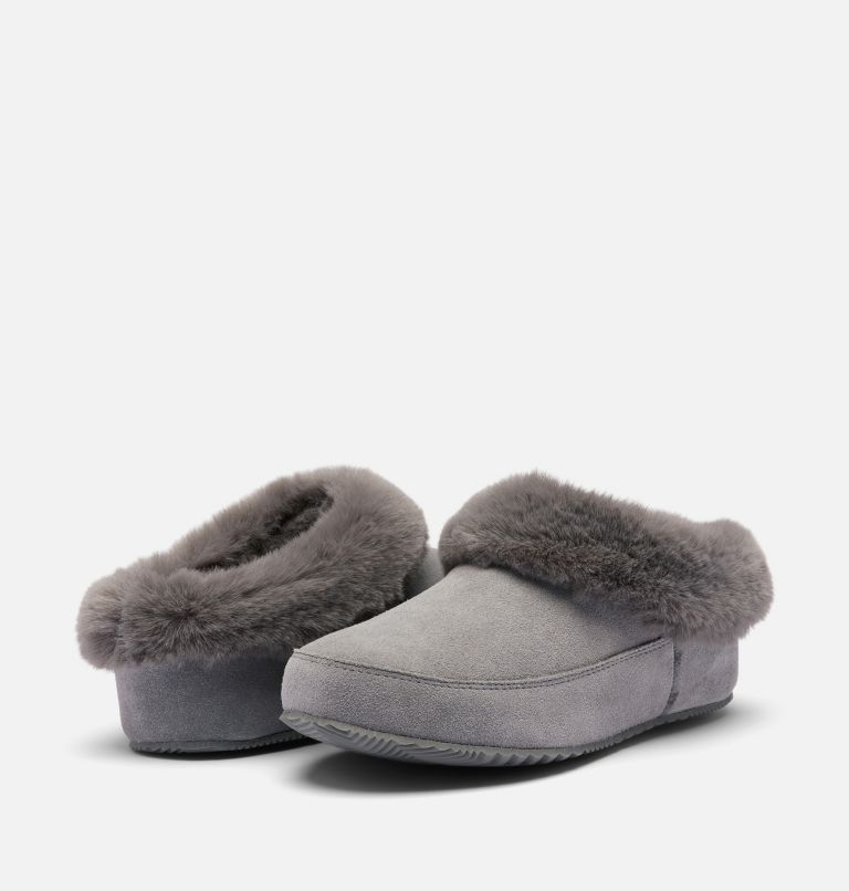 Women's Sorel Go Coffee Run Slipper, Color: Quarry, Quarry, image 8
