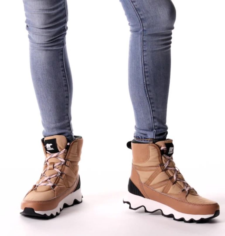 Women's Kinetic Sport Sneaker Boot, Color: Canoe, Tawny Buff