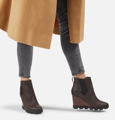 sorel women's sandy wedge booties