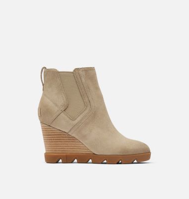 sorel sandy leather wedge boot