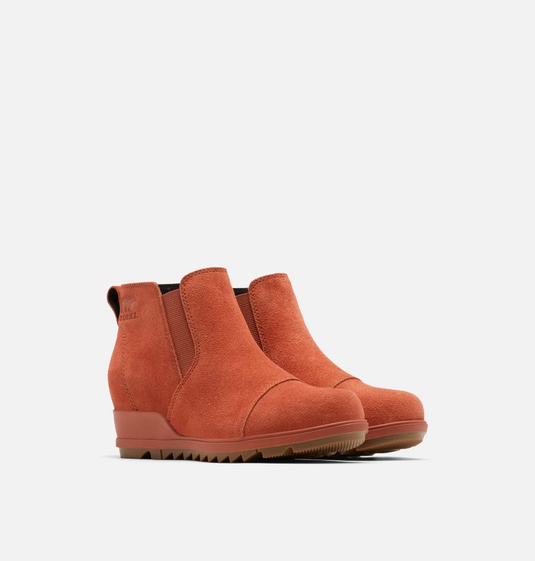 Thumbnail: Women's Evie Pull-On Bootie, Color: Warp Red, Gum 10, image 3