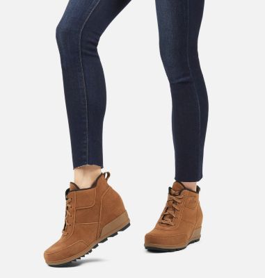 sorel lace up booties