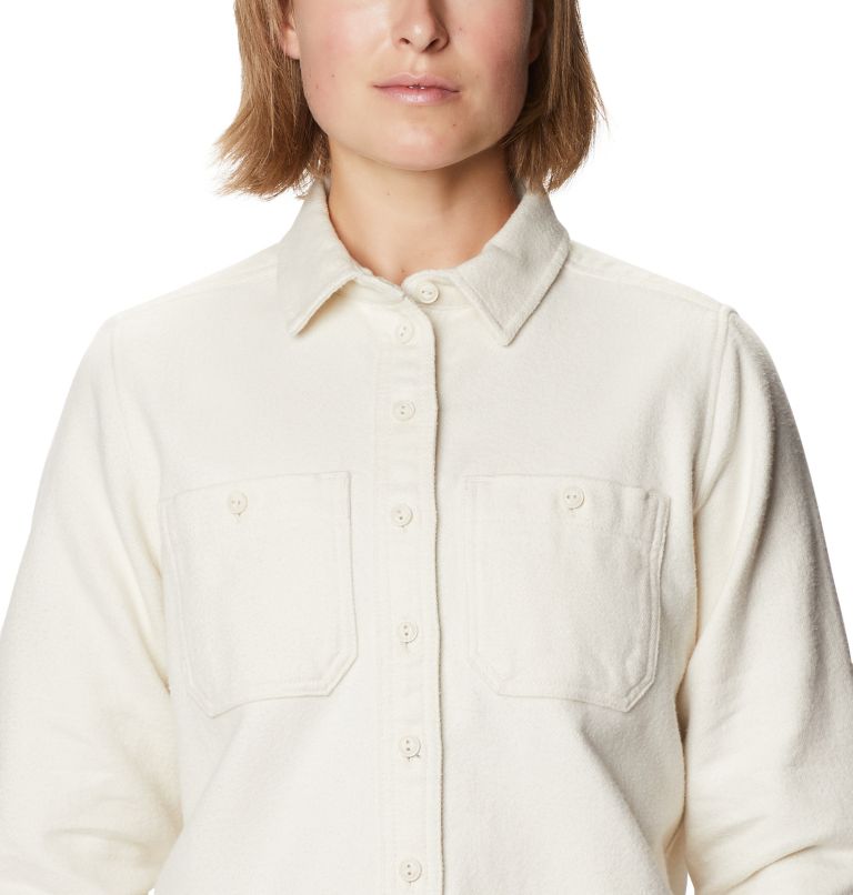Chemise à manches longues Plusher Femme, Color: Stone, image 4