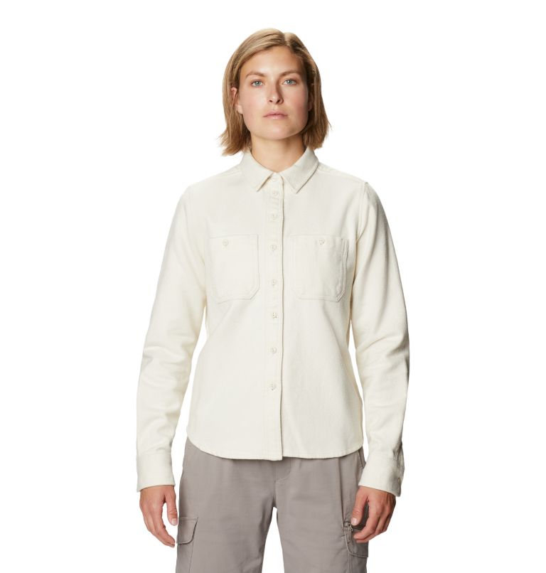 Chemise à manches longues Plusher Femme, Color: Stone, image 1