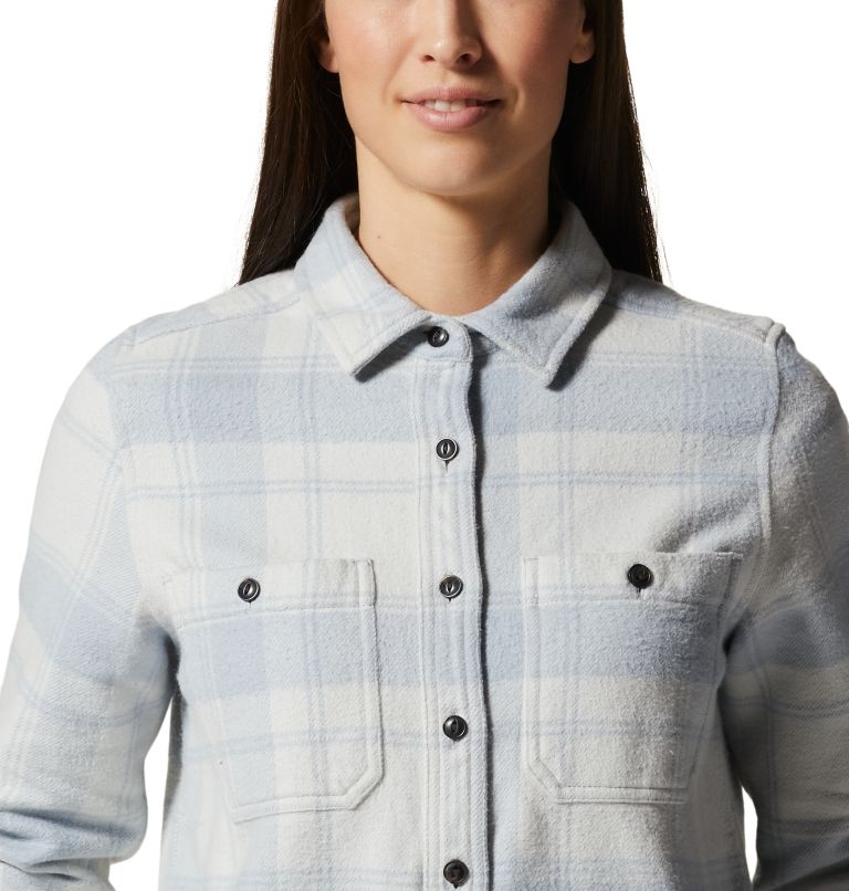 Women's Plusher Long Sleeve Shirt, Color: Glacial, image 4