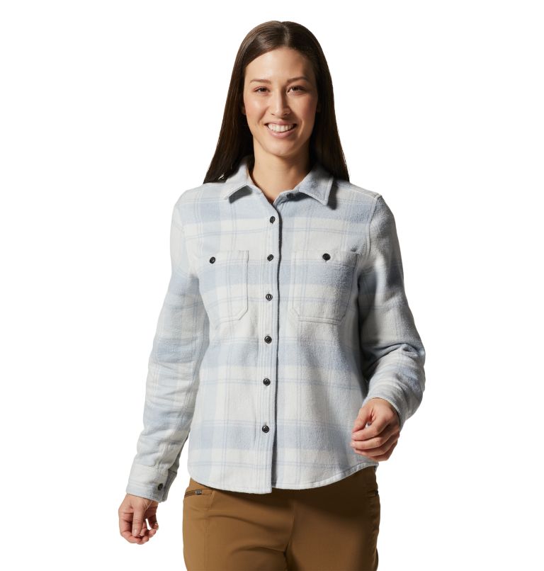 Women's Plusher Long Sleeve Shirt, Color: Glacial, image 1