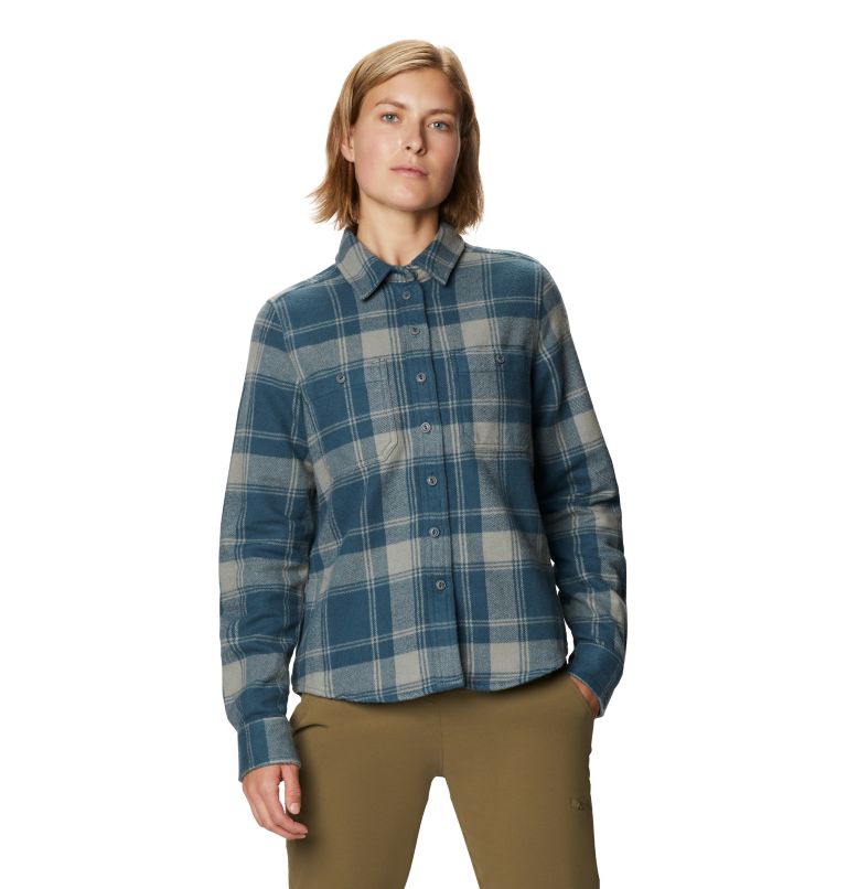 Chemise à manches longues Plusher Femme, Color: Icelandic, image 1