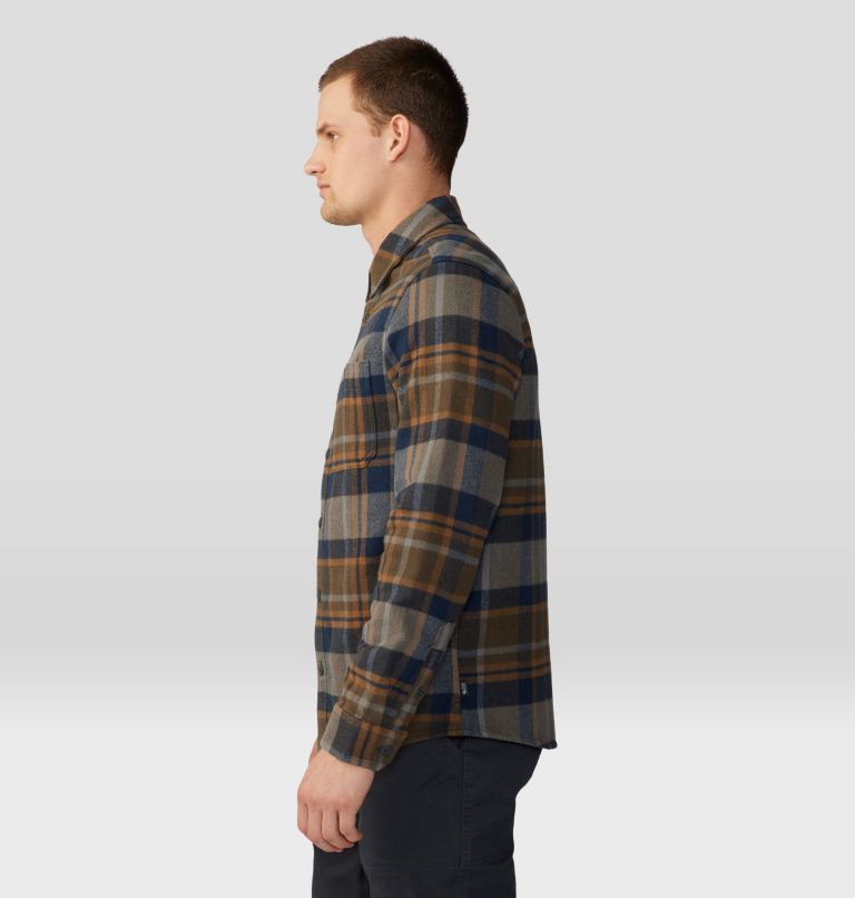 Men's Plusher Long Sleeve Shirt | 202 | XXL, Color: Ridgeline Amsterdam Plaid, image 3