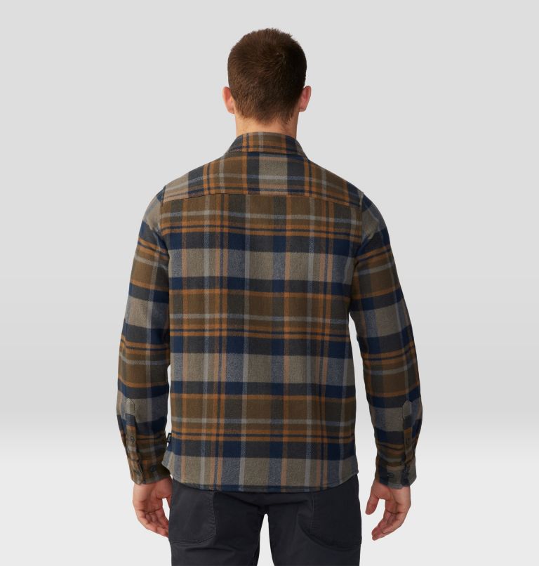 Men's Plusher Long Sleeve Shirt | 202 | XXL, Color: Ridgeline Amsterdam Plaid, image 2