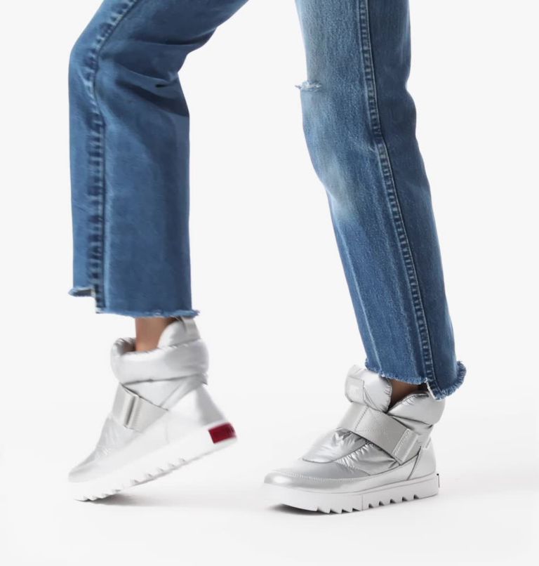 JOAN OF ARCTIC NEXT LITE STRAP PUFFY | 034 | 5, Color: Pure Silver