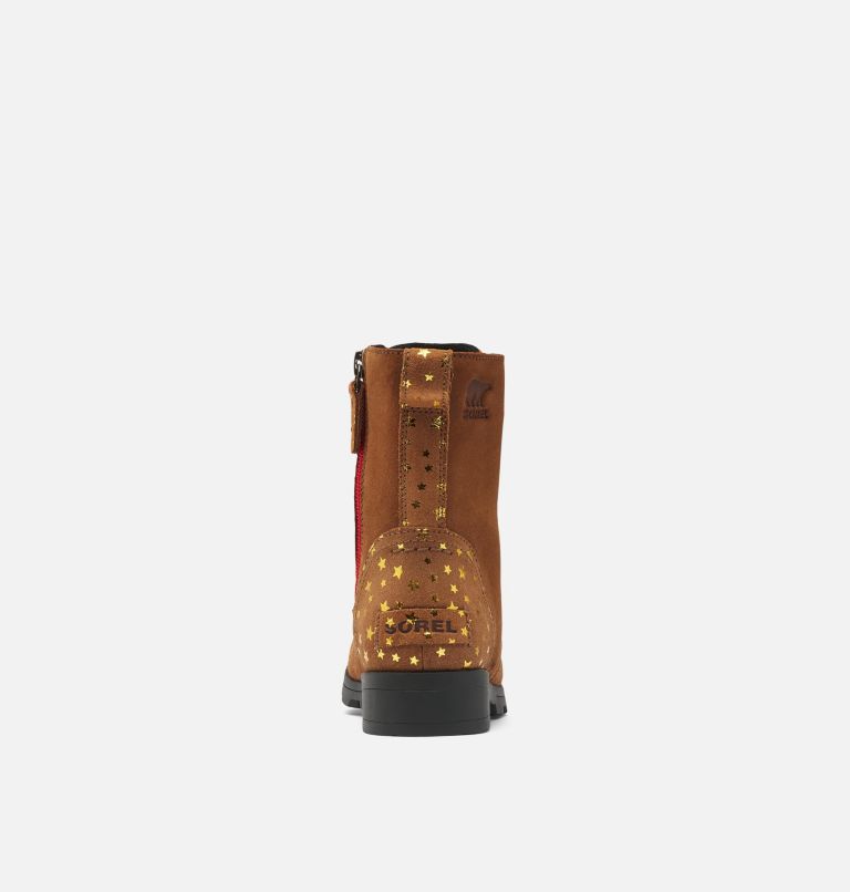 Youth Emelie Short Lace Boot, Color: Velvet Tan, image 3