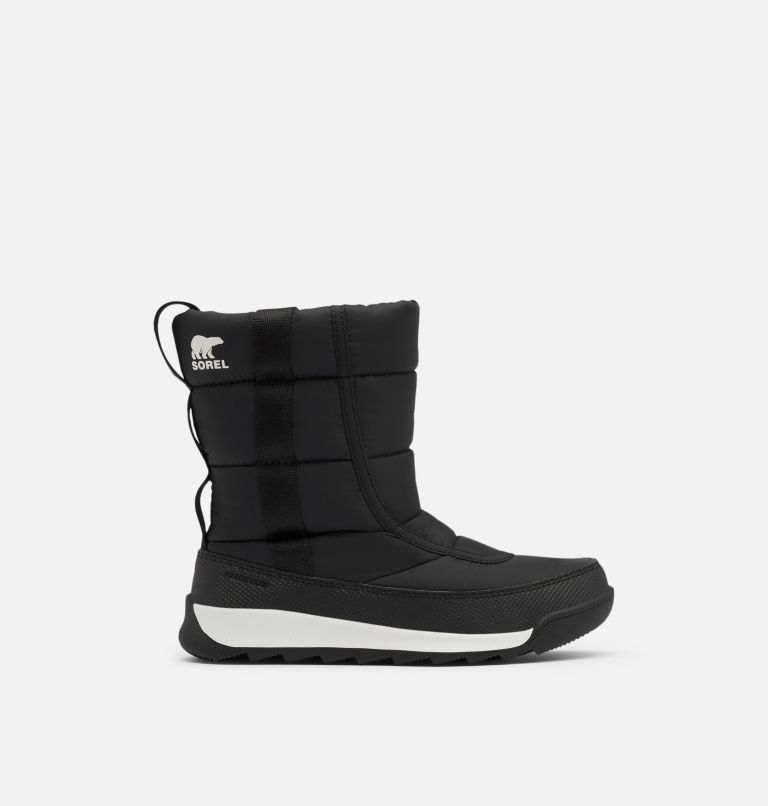Youth Whitney II Puffy Mid Boot, Color: Black, image 1
