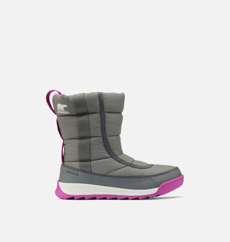 Youth Whitney II Puffy Mid Winter Boot, Color: Quarry, Grill, image 1