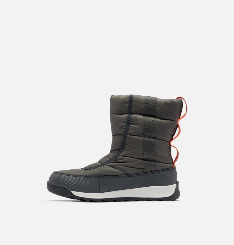 Youth Whitney II Puffy Mid Boot, Color: Quarry, Sea Salt, image 4