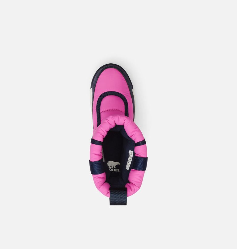 Youth Whitney II Puffy Mid Winter Boot, Color: Bright Lavender, Collegiate Navy, image 5