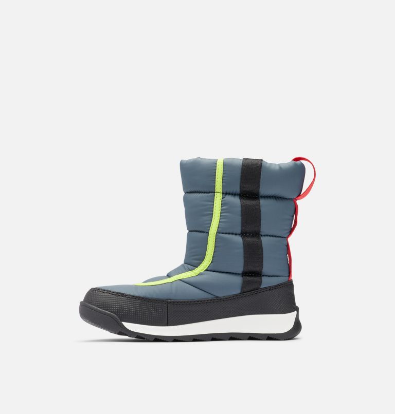 Kids' Whitney II Puffy Mid Winter Boot, Color: Uniform Blue, Cherrybomb, image 4