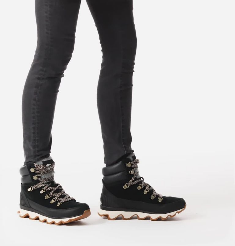 sorel women's kinetic nubuck leather platform booties
